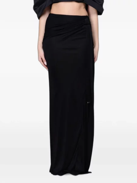 Fustă Elisabetta Franchi drapată negru