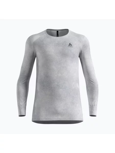 Термобелье Odlo с длинным рукавом с круглым вырезом серое