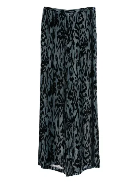 Панталон Forte_forte с принт синьо