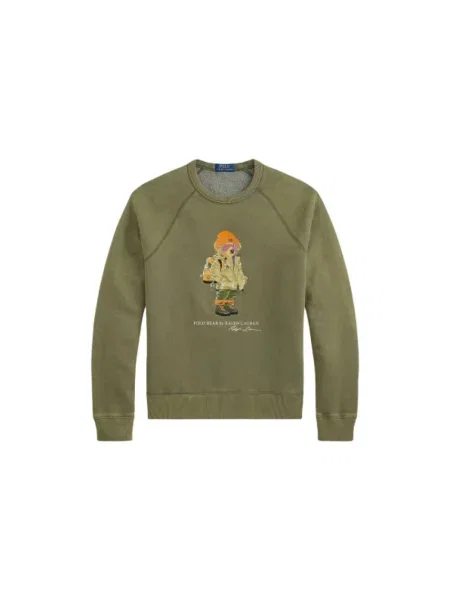 Bluza polarowa Polo Ralph Lauren polarowa zielona