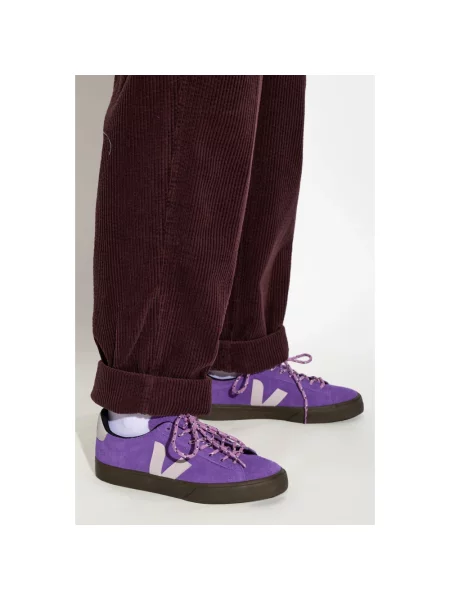 Sneakersy Veja Campo zamszowe fioletowe