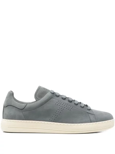 Sneakersy Tom Ford zamszowe niebieskie