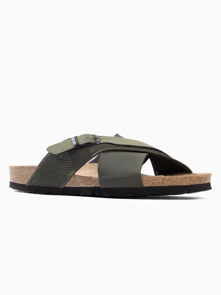 Bayton Saboți Arezzo kaki / închis verde