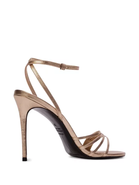 Sandale Black Suede Studio din piele de căprioară negru