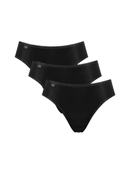 SLOGGI Slip negru alb