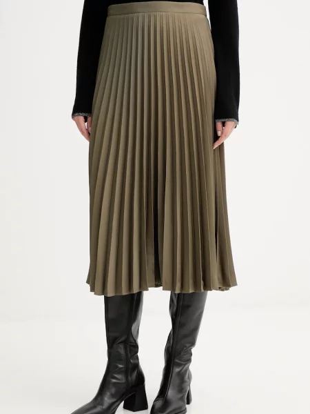 Marc O'Polo fustă midi evazați verde