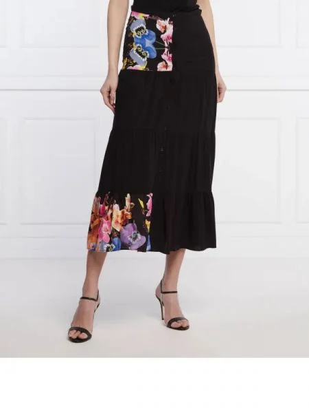 Desigual Fustă FAL_LE MANS negru