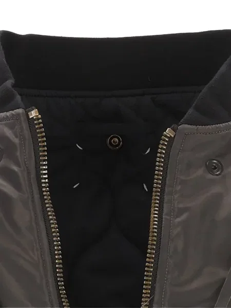 Reversibil geacă bomber Maison Margiela gri