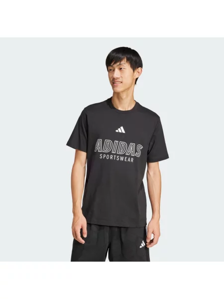 Koszulka adidas House of Tiro Linear Graphic krótki rękaw czarna XS biała