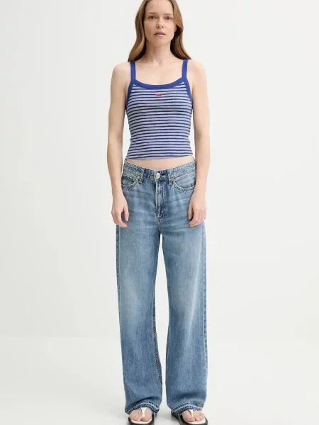 Rag & Bone jeansy niebieski