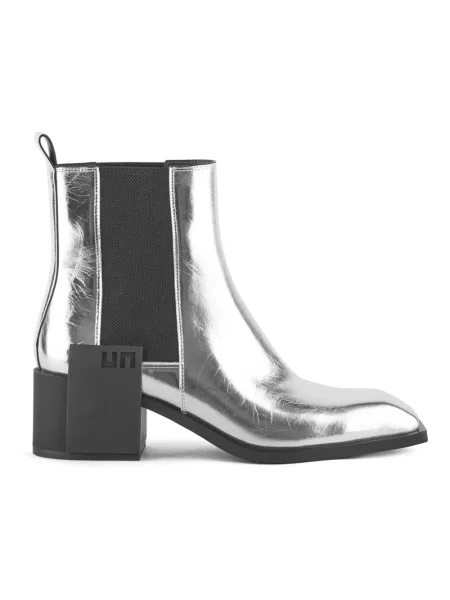 Sztyblety United Nude skórzane szare