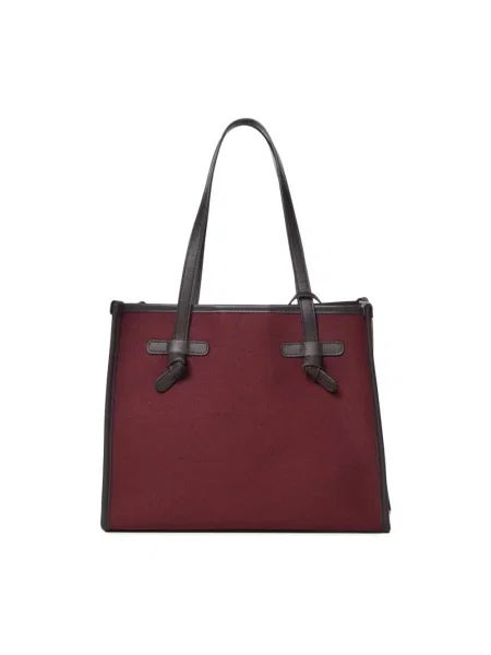 Shopperka Gianni Chiarini skórzana czerwona