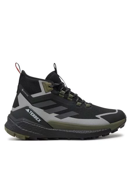 Παπούτσια πεζοπορίας adidas Terrex Free Hiker Gore-Tex μαύρο