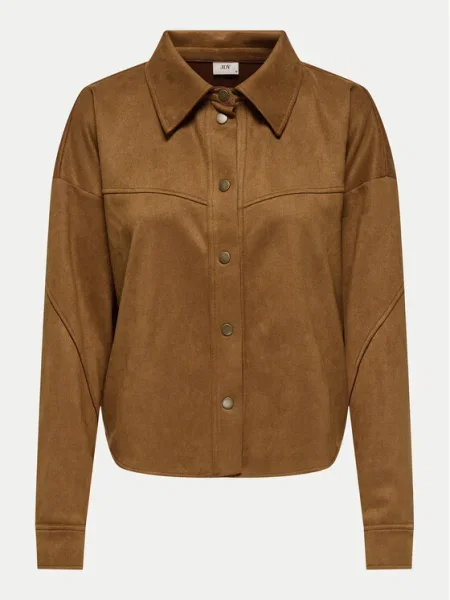 JDY Geacă din imitație de piele Sif maro