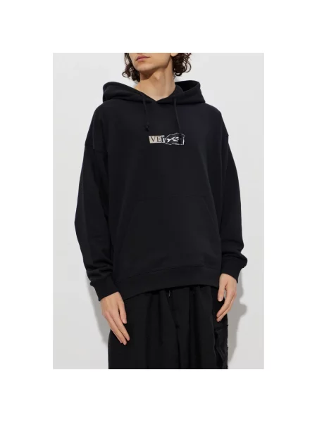 Bluza z kapturem Y-3 frotte czarna