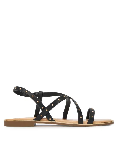 Σανδάλια ONLY Shoes Pu Studs μαύρο