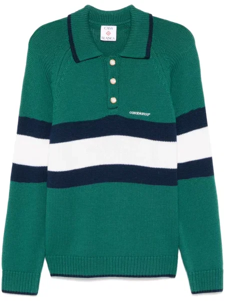 Поло тениска Casablanca зелено