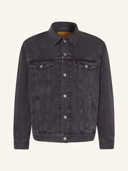 Levi's® Kurtka Dżinsowa Relaxed Fit Trucker schwarz czarna