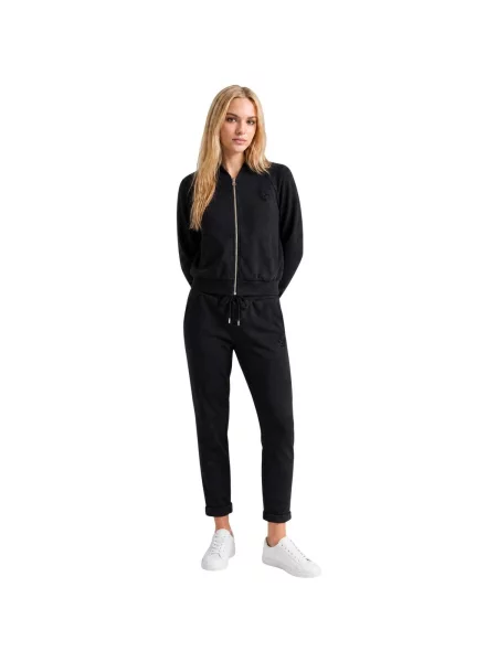 Pantaloni Liu Jo din jerseu negru