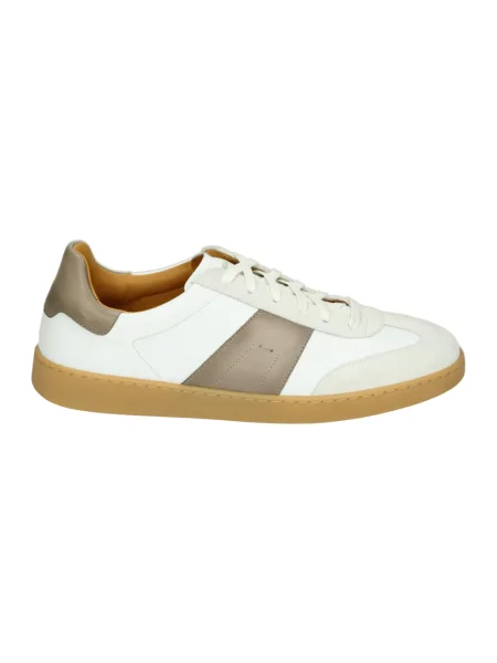 Sneakersy Magnanni zamszowe casual białe