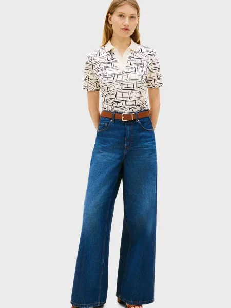 Поло Tommy Hilfiger біле