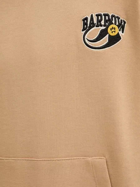 Кофта Barrow з капюшоном візерунок бежевий