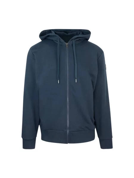 Sweter Colmar z kapturem niebieski