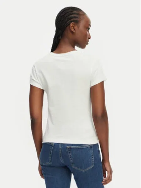 Tommy Hilfiger basic majica kratkih rukava ženska od pamuka bijela