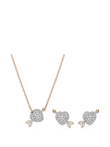 Colier Swarovski cu motiv cu inimi