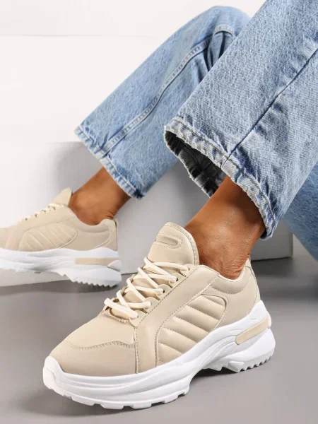 Sneakerși Doreania bej