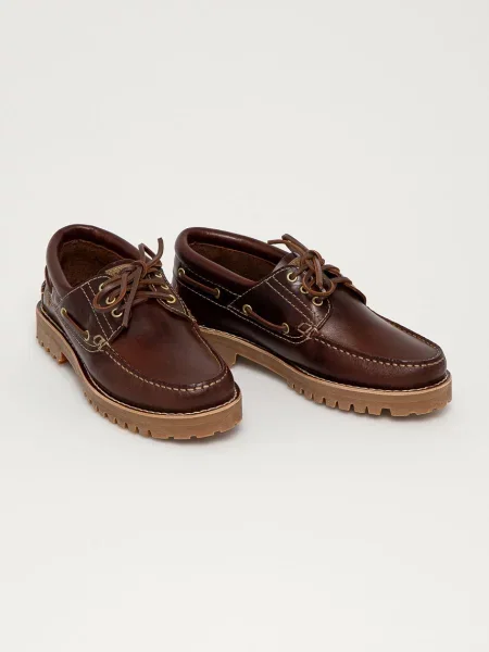 Шкіряні туфлі Camper коричневий