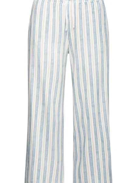 VIVANCE Spodnji del pižame Dreams modra / breskev bela