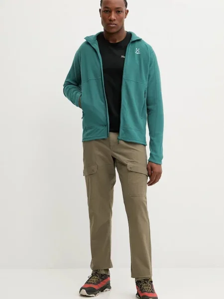 Однотонная футболка Haglofs бежевая