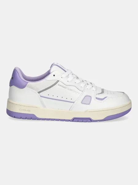 Crime London sneakersy skórzane BASKET biały