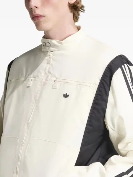 Pantaloni Adidas cu autograf alb