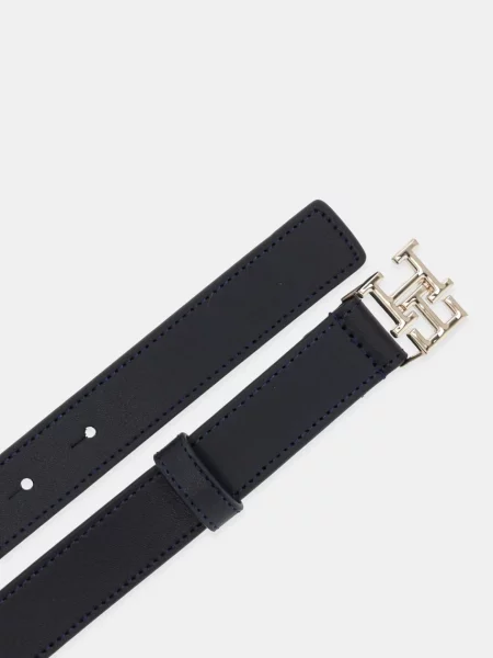 Tommy Hilfiger skórzany granatowy niebieski