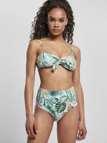 Bikini Urban Classics z wysoką talią białe