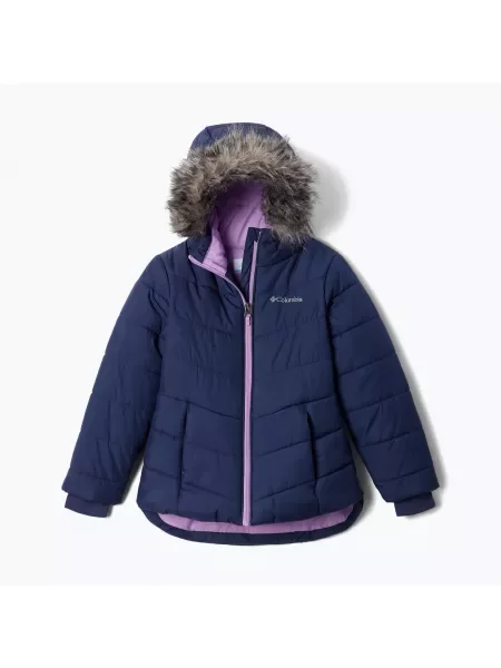 Kurtka dziecięca Columbia Katelyn Crest II Hooded nocturnal granatowa