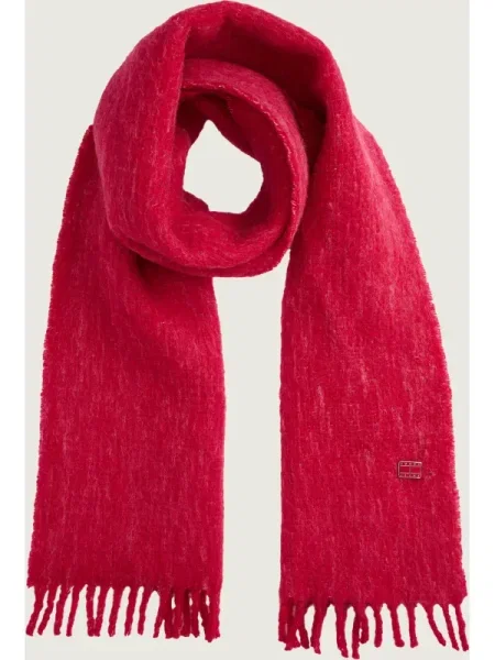 Tommy Jeans De lână șal HERITAGE roșu