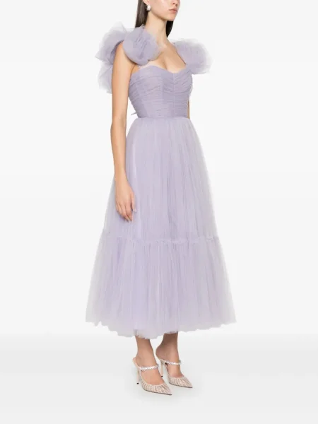 Rochie Ana Radu cu model floral violet