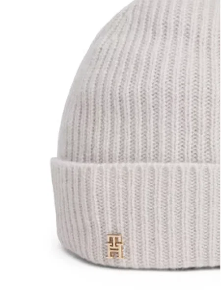 Tommy Hilfiger Kapa iz kašmirja siva