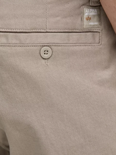 ALPHA INDUSTRIES Chino nadrág gitt bézs