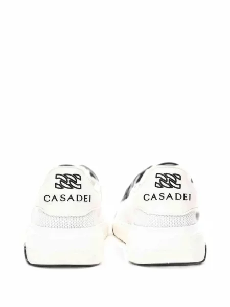 Sneakerși Casadei din piele alb