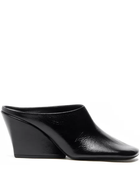 Papuci tip mules Proenza Schouler din piele negru