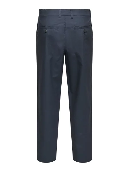 Only & Sons Chino nohavice ONSLAGO tmavomodrá