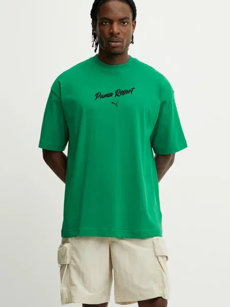 Kratka majica Puma zelena