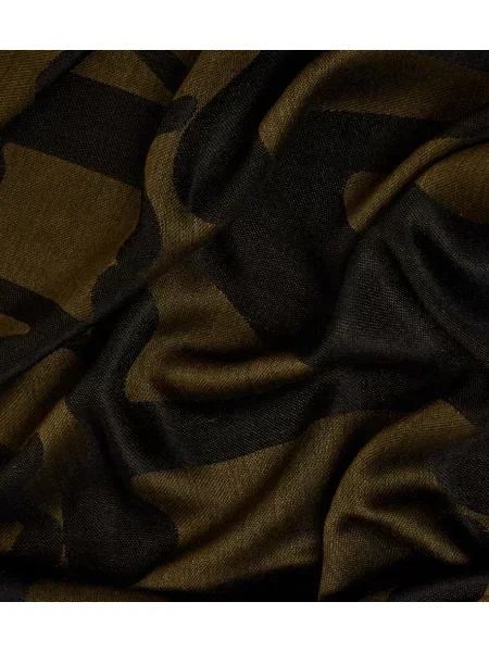 Fular Max Mara de lână verde