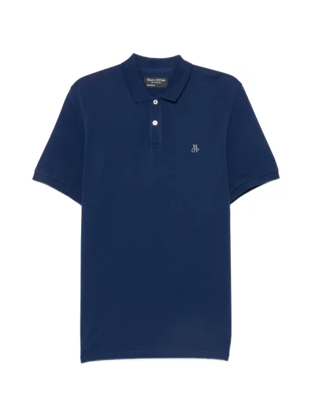 Tricou polo Marc O'polo cu broderie albastru