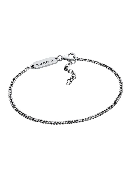 KUZZOI Zapestnica srebrno-siva siva