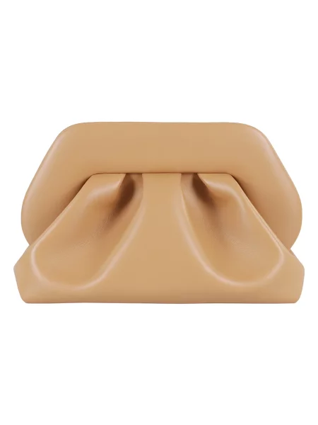 Torebka Themoirè elegancka brązowa